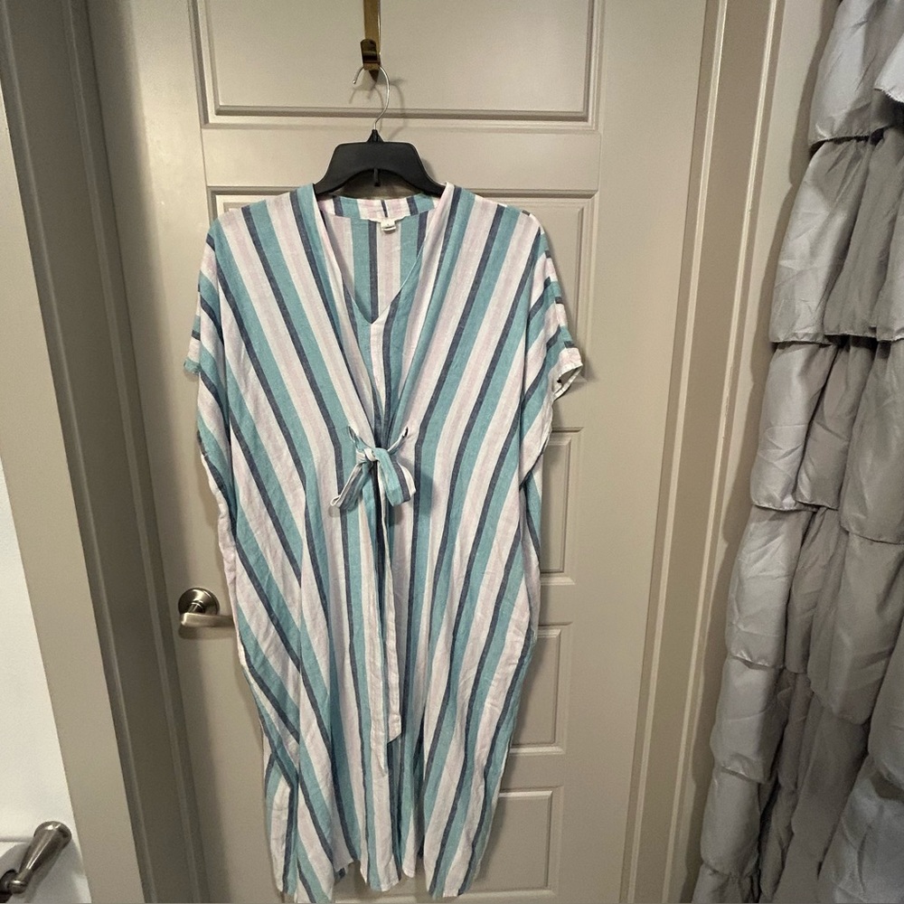 Caslon Multicolor Striped Top